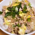 ああーちゃｎ's cooksnap of when they made 豚ひき肉で豚そぼろ！親子丼風に！.