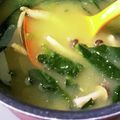 くみちょ～～'s cooksnap of when they made ダイエット☆お味噌汁☆ほうれん草しめじ.