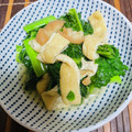 dob's cooksnap of when they made かつお菜と油揚げの煮びたし.