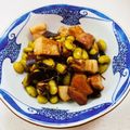 あっこ姉's cooksnap of when they made 青大豆と豚バラ肉の味噌煮込み.