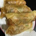 クック9P6O5D☆'s cooksnap of when they made えびとピーマンのはるさめ春巻き.