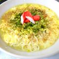 もへほっぺ's cooksnap of when they made かき卵青のり麺.