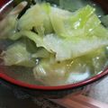 あゆたっくん's cooksnap of when they made 白菜とワカメの生姜スープ♪.