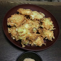 クロ８５'s cooksnap of when they made 簡単☆長ネギとえのき☆かき揚げ.