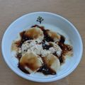ラリー＆サラ's cooksnap of when they made 黒蜜きな粉かけバナナヨーグルト.