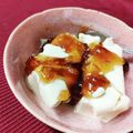 SUNMOONMOM's cooksnap of when they made 豆腐そのまま★みたらし豆腐.