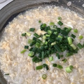 葉月優希's cooksnap of when they made 中華風たまごがゆ.