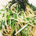 ゆるмαмα's cooksnap of when they made プロの味！！絶品鶏肉と水菜スパゲティー.