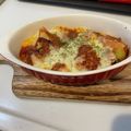 michan▼'s cooksnap of when they made サツマイモとカボチャのミートグラタン♡.