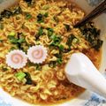 aka☆ao's cooksnap of when they made 【辛くない♡】美味しい辛ラーメンの作り方.