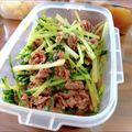 ＴＯＭＯＷＡＴ's cooksnap of when they made 簡単副菜＊水菜と牛肉のさっと煮.