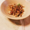 yesmama's cooksnap of when they made ごぼうと生姜とじゃこの塩バターきんぴら.