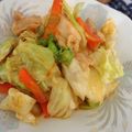 える°'s cooksnap of when they made 鶏ももの中華炒め～♪♪.