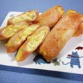 ＠迷子＠'s cooksnap of when they made めっちゃ美味しい♡ハムたまチーズの春巻き.