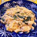 はぎ♪'s cooksnap of when they made ☺牡蠣とほうれん草のチーズ味噌リゾット☺.