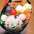 クックZFB26K☆'s cooksnap of when they made トラくんおにぎり＊キャラ弁.