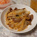 らぶにゃんG's cooksnap of when they made 簡単！白菜と豚肉☆めんつゆ卵とじ.