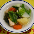 クッカーまさおちゃん's cooksnap of when they made 鮭の塩スープ（アイヌ風）.