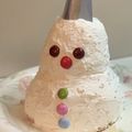 チェリチョコ's cooksnap of when they made いちごムースで雪だるまクリスマスケーキ❄.