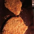 ame-ikuru's cooksnap of when they made トルティアチップで揚げないチキンカツ.