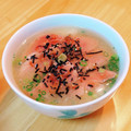 桜月❀咲良mommy's cooksnap of when they made 簡単時短！私の自慢の鮭茶漬け.