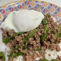 Hanachan13's cooksnap of when they made 合挽き肉とピーマンだけ☆簡単★スタミナ丼.