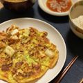 ぽろけん's cooksnap of when they made 【農家のレシピ】ネギとイカのチヂミ.