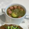 まいもぐ2020's cooksnap of when they made 芽キャベツと新玉ねぎのスープ.