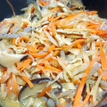 miki__miki's cooksnap of when they made 大根と人参と油揚げの炒め煮（煮なます）.
