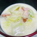 みぎわ's cooksnap of when they made たっぷり白菜とウィンナーのシチュー.