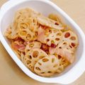 ★ぴよぴよ501★'s cooksnap of when they made 蓮根とベーコンのピリ辛炒め.