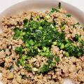 ちょちょこ✫'s cooksnap of when they made 本気のギョウザ丼.