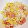 料理見習い隊's cooksnap of when they made 簡単すぎる！コーンとソーセージの炒飯.
