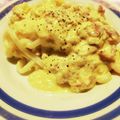 クック4JWAFA☆'s cooksnap of when they made 超簡単！和風カルボナーラ風うどん.