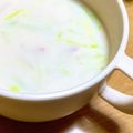 柊＿＿'s cooksnap of when they made 簡単♪キャベツとカニカマのミルクスープ.