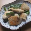 きらり流れ星's cooksnap of when they made 鶏胸肉と夏野菜の白だし炒め.