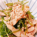 まりりんぺ's cooksnap of when they made ♪鶏ささ身と三つ葉のわさびじょうゆあえ♪.