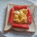 きらり流れ星's cooksnap of when they made ふわふわ甘たま☆カニカマトースト.