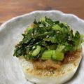 michii✩'s cooksnap of when they made 自家製ネギ味噌♪大根ごま油ステーキ☆.