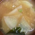 snow012's cooksnap of when they made チュルン♪餃子の皮お味噌汁.