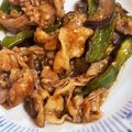 あいしょう's cooksnap of when they made ナスとピーマン豚肉ﾃﾝﾒﾝｼﾞｬﾝ炒め.