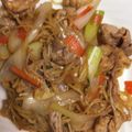 ちゃぎー's cooksnap of when they made 糖質ゼロ麺で！ネギたっぷり焼きそば風.