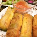 ONE★MAYU★'s cooksnap of when they made エビとアボカドの春巻き～オーロラソース～.