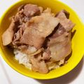 恐竜ママ☆'s cooksnap of when they made 豚バラ肉もさっぱり【おろしポン酢豚丼】.