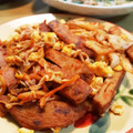 τомоко's cooksnap of when they made キムチとさつま揚げのスタミナ炒め.