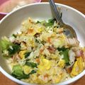 kiki7112's cooksnap of when they made 簡単！カニカマのレタス炒飯★.
