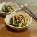 ✳︎izumi✳︎'s cooksnap of when they made 春菊とささみの簡単梅肉和え.