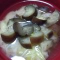 ゆか☆猫's cooksnap of when they made すぐできる！ナスとキャベツのみそ汁.