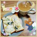 海理ママ's cooksnap of when they made グラタントースト.