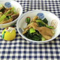 みかかめ's cooksnap of when they made 小松菜と舞茸のピリ辛おひたし.